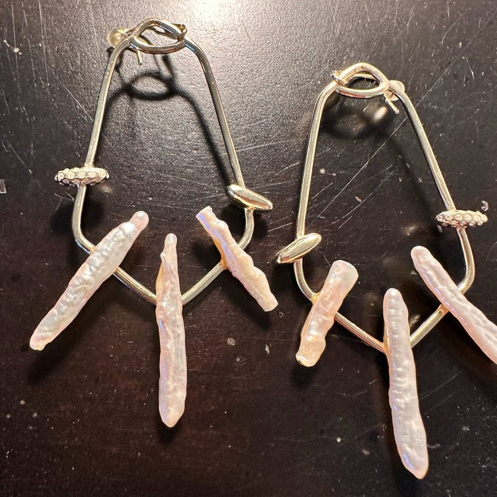 Kendra Scott Pearl Drop Earrings